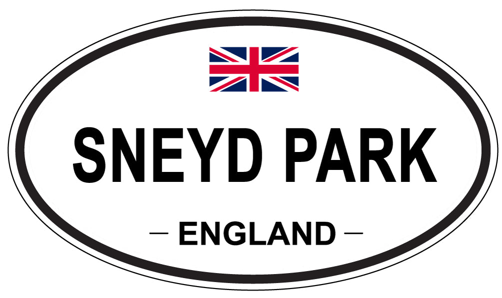 SNEYD PARK, ENGLAND - Oval Sticker