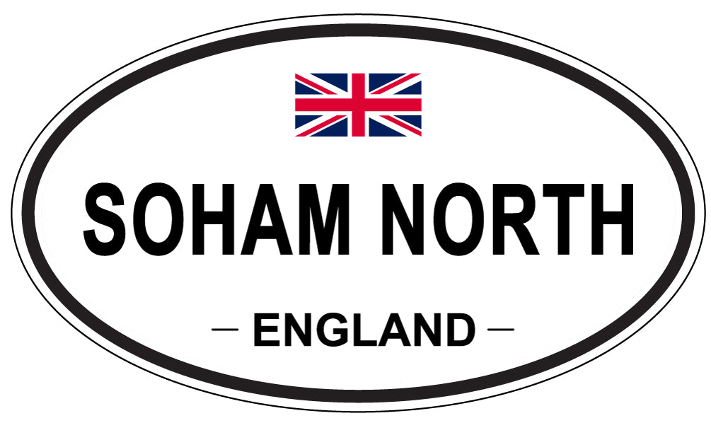 SOHAM NORTH, England - Oval Magnet