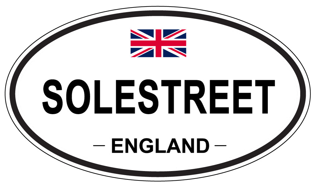 SOLESTREET, ENGLAND - Oval Sticker