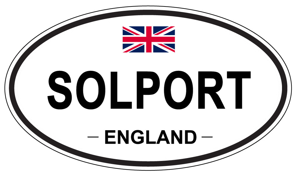 SOLPORT, England - Oval Magnet