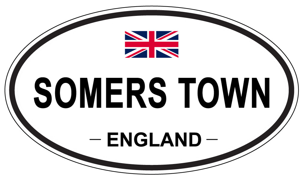 SOMERS TOWN, ENGLAND - Oval Sticker