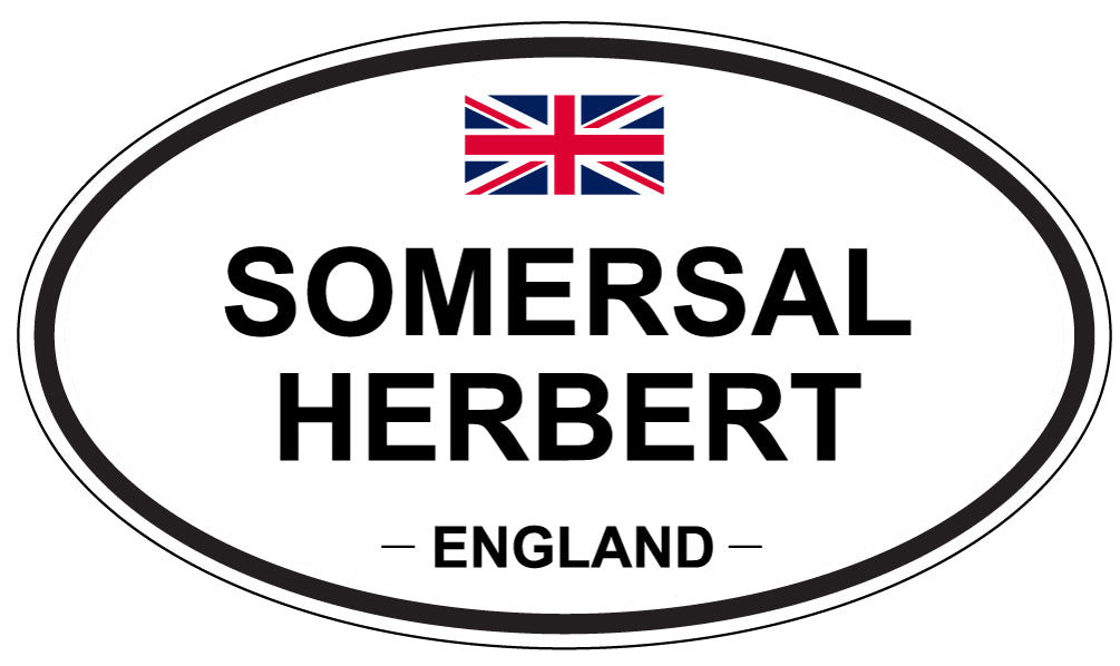 SOMERSAL HERBERT, ENGLAND - Oval Sticker