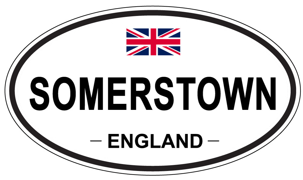 SOMERSTOWN, ENGLAND - Oval Sticker