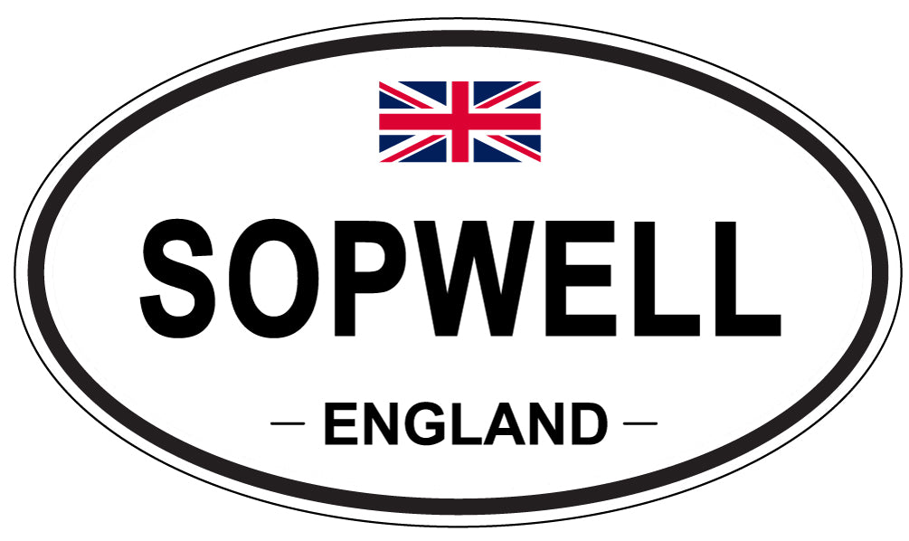 SOPWELL, ENGLAND - Oval Sticker
