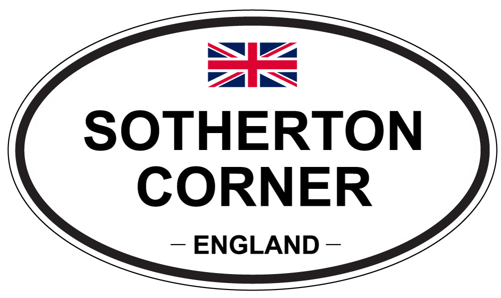 SOTHERTON CORNER, ENGLAND - Oval Sticker