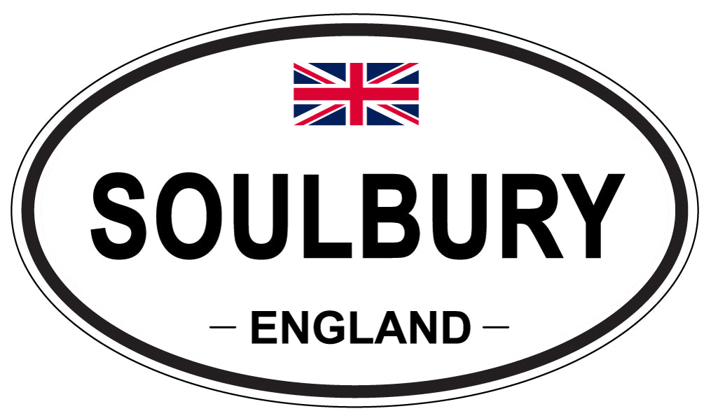 SOULBURY, ENGLAND - Oval Sticker