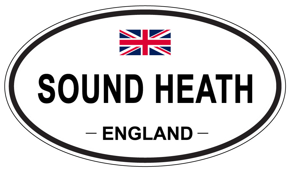 SOUND HEATH, ENGLAND - Oval Sticker