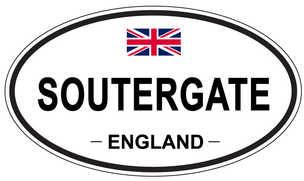 SOUTERGATE, ENGLAND - Oval Sticker