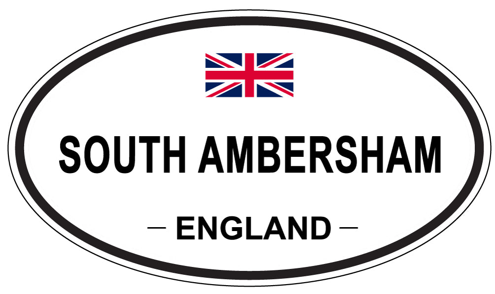 SOUTH AMBERSHAM, ENGLAND - Oval Sticker
