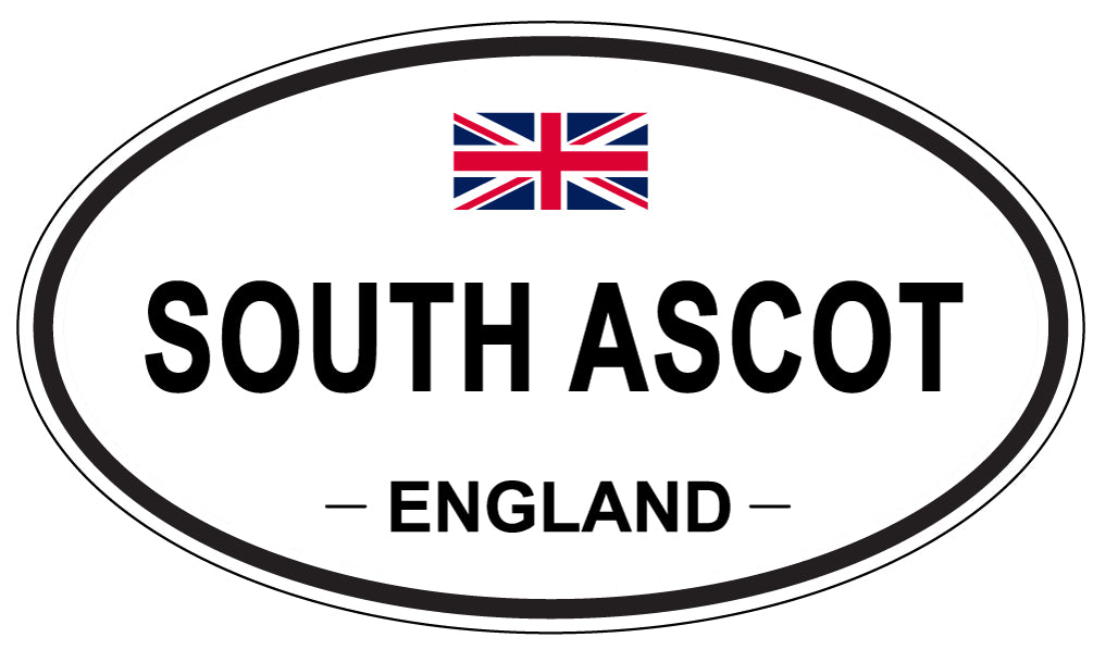 SOUTH ASCOT, ENGLAND - Oval Sticker