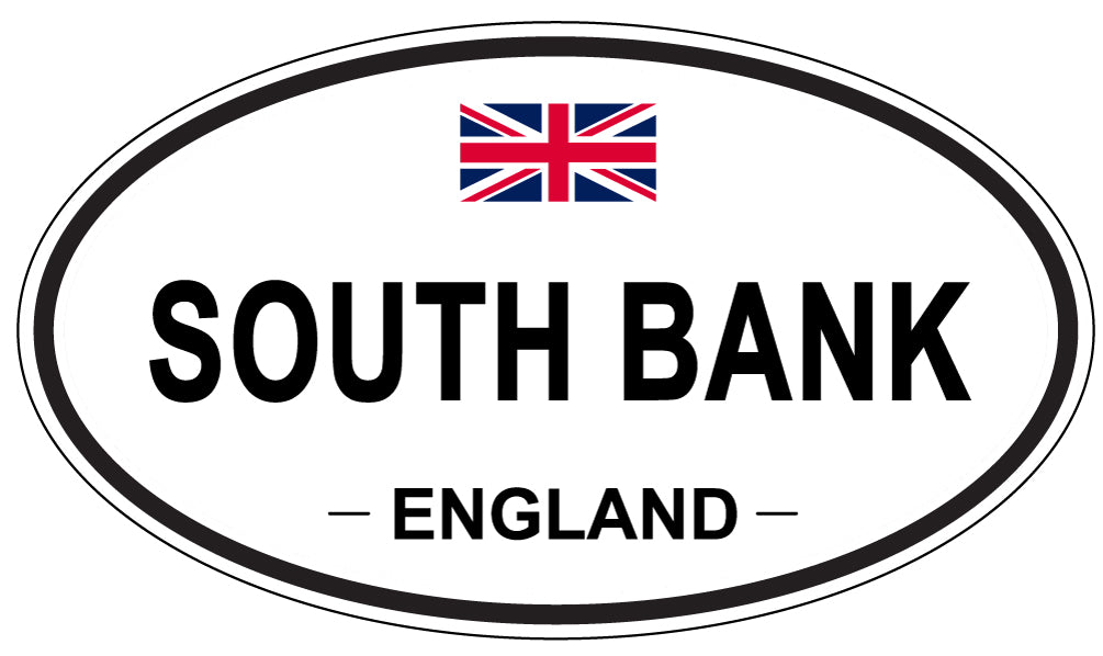 SOUTH BANK, England - Oval Magnet