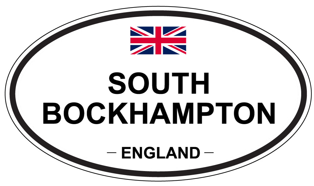SOUTH BOCKHAMPTON, ENGLAND - Oval Sticker