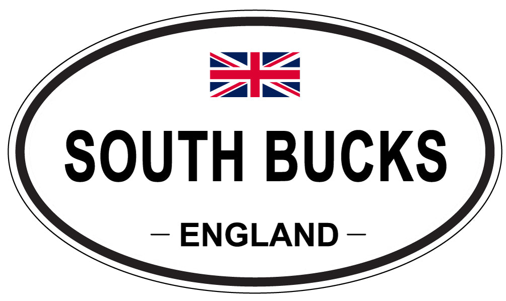 SOUTH BUCKS, ENGLAND - Oval Sticker