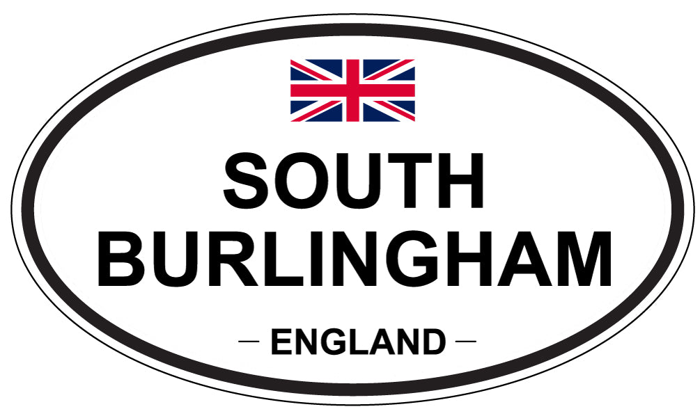 SOUTH BURLINGHAM, ENGLAND - Oval Sticker