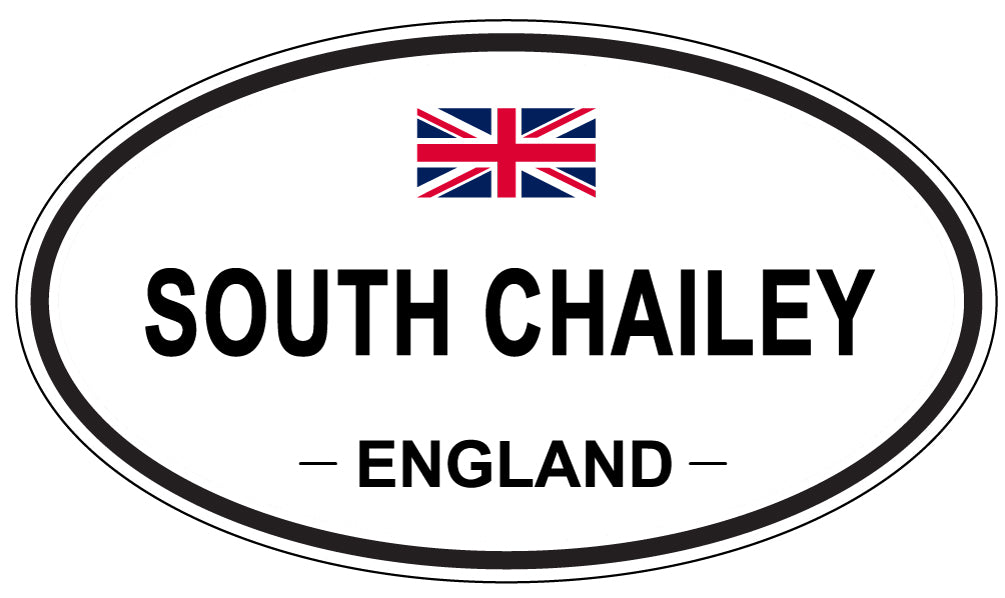 SOUTH CHAILEY, ENGLAND - Oval Sticker