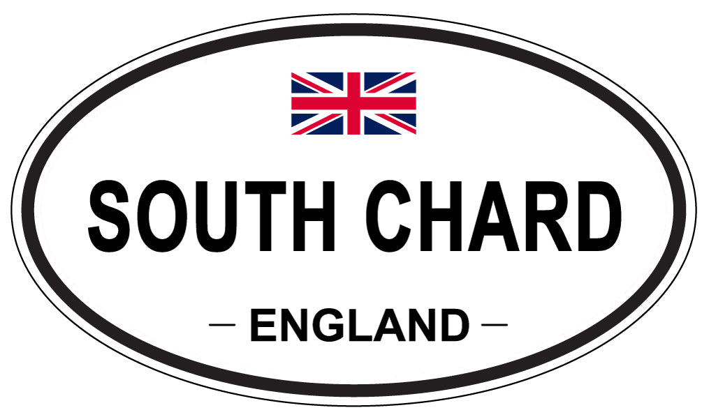 SOUTH CHARD, ENGLAND - Oval Sticker
