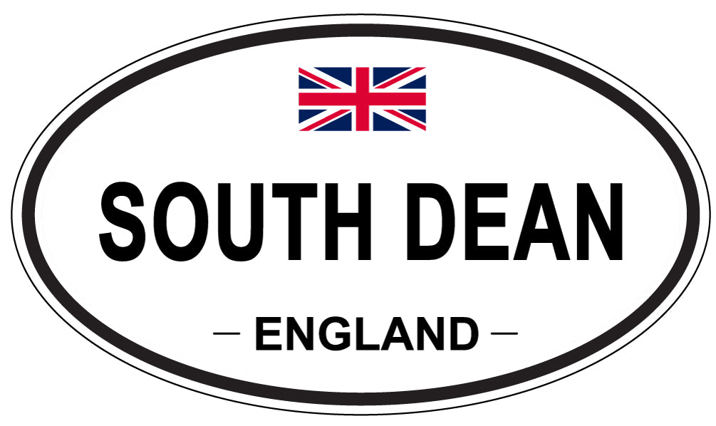 SOUTH DEAN, ENGLAND - Oval Sticker