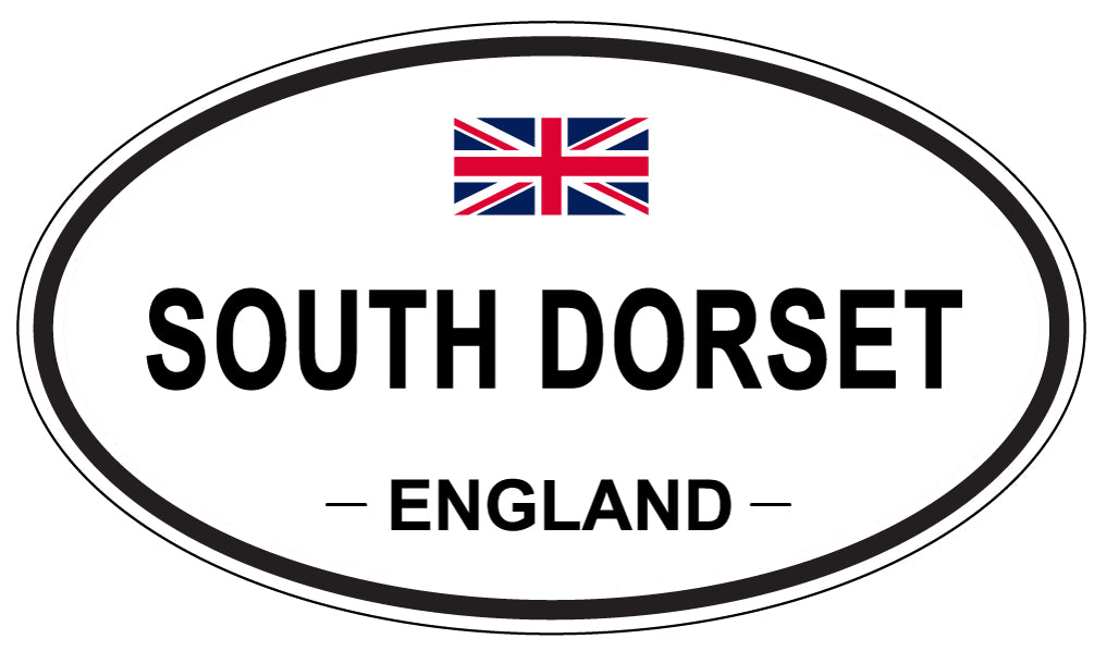 SOUTH DORSET, ENGLAND - Oval Sticker