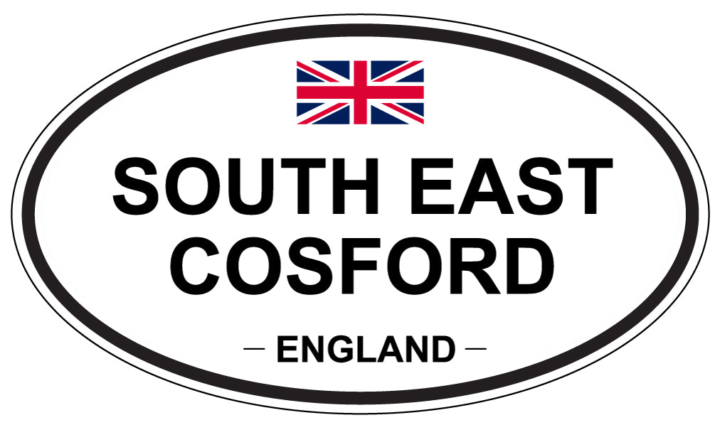 SOUTH EAST COSFORD, ENGLAND - Oval Sticker
