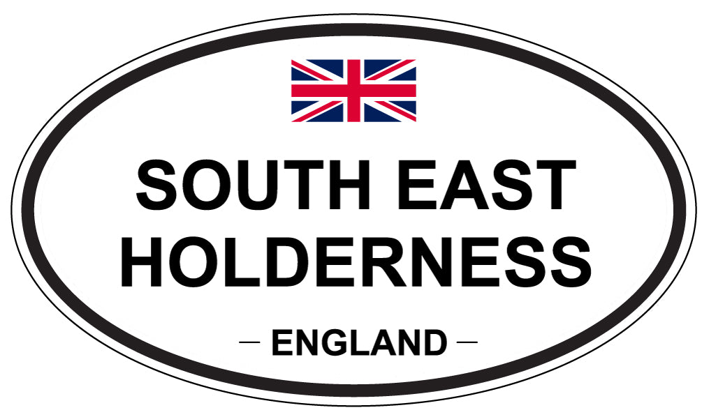 SOUTH EAST HOLDERNESS, ENGLAND - Oval Sticker