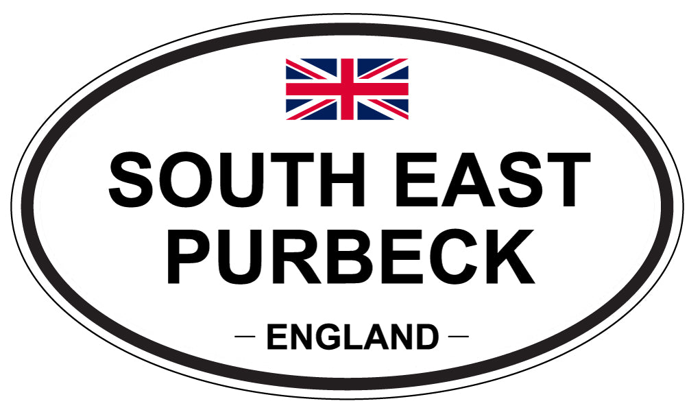 SOUTH EAST PURBECK, ENGLAND - Oval Sticker