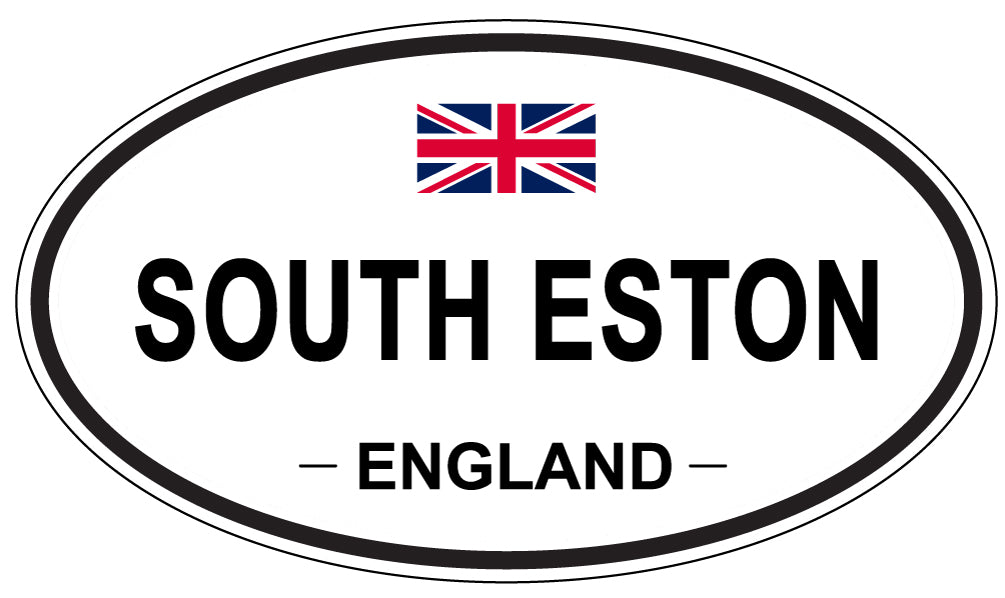 SOUTH ESTON, ENGLAND - Oval Sticker