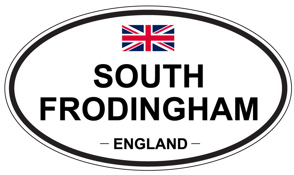 SOUTH FRODINGHAM, ENGLAND - Oval Sticker