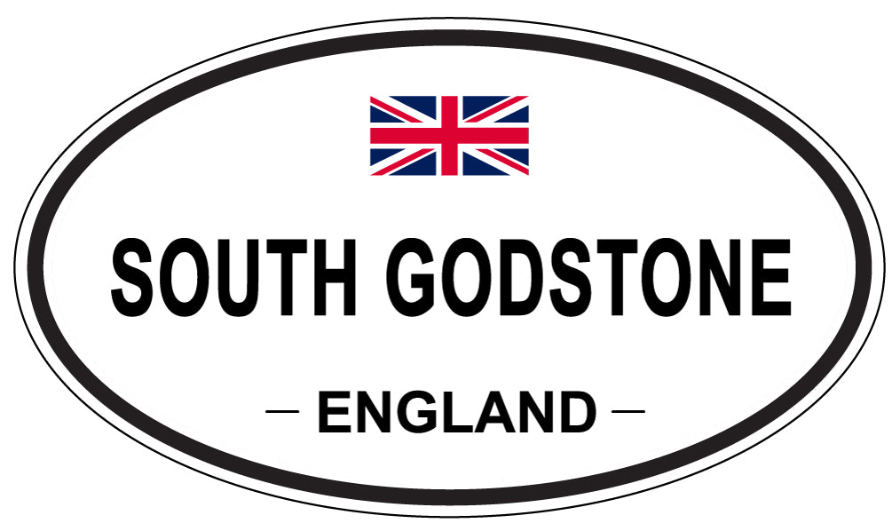 SOUTH GODSTONE, ENGLAND - Oval Sticker