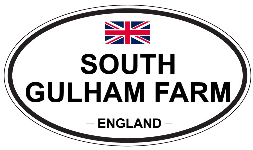 SOUTH GULHAM FARM, ENGLAND - Oval Sticker