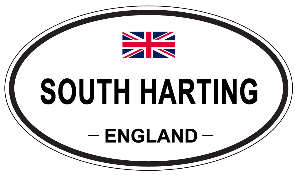 SOUTH HARTING, ENGLAND - Oval Sticker