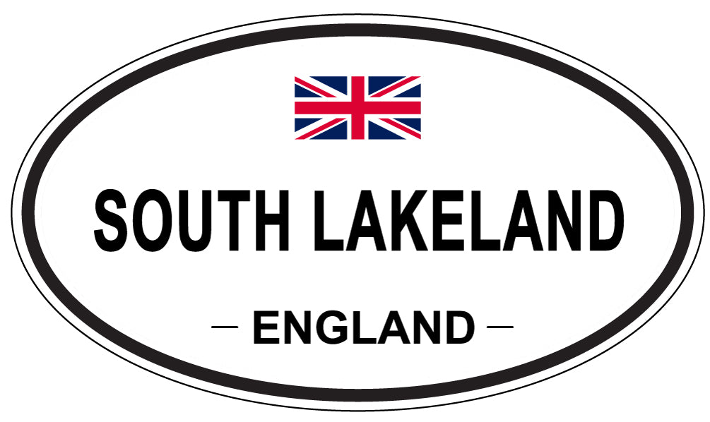 SOUTH LAKELAND, ENGLAND - Oval Sticker