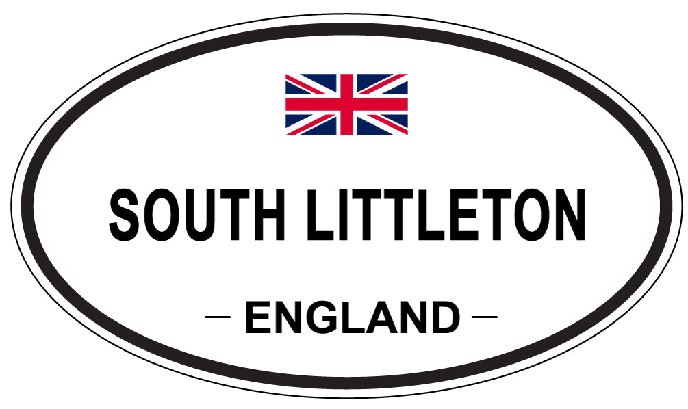 SOUTH LITTLETON, ENGLAND - Oval Sticker