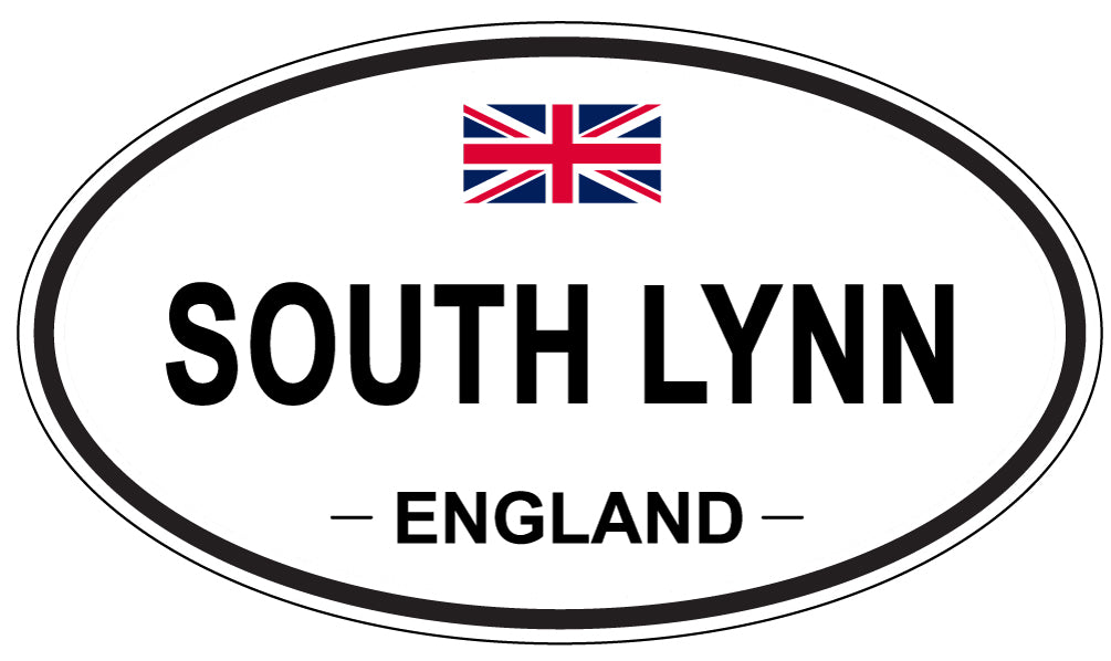 SOUTH LYNN, ENGLAND - Oval Sticker
