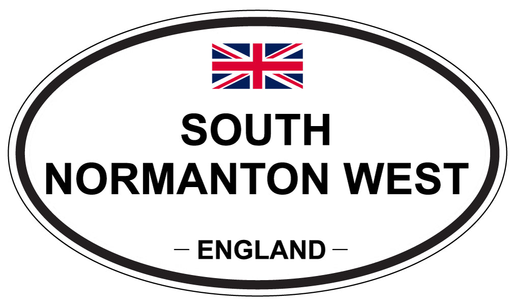 SOUTH NORMANTON WEST, England - Oval Magnet