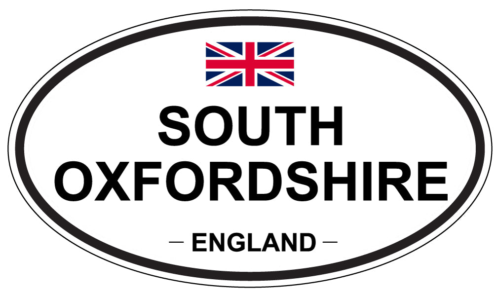 SOUTH OXFORDSHIRE, ENGLAND - Oval Sticker