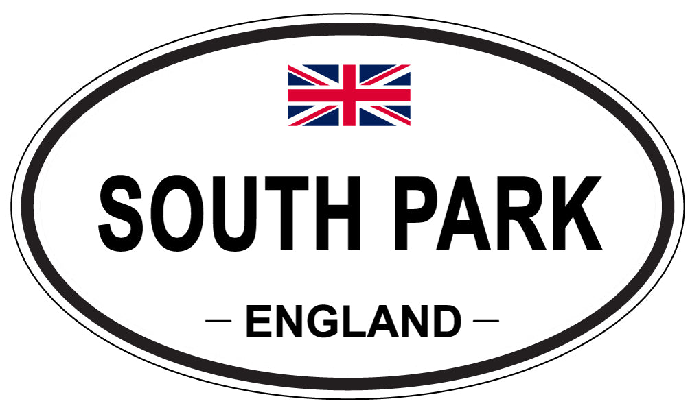 SOUTH PARK, ENGLAND - Oval Sticker