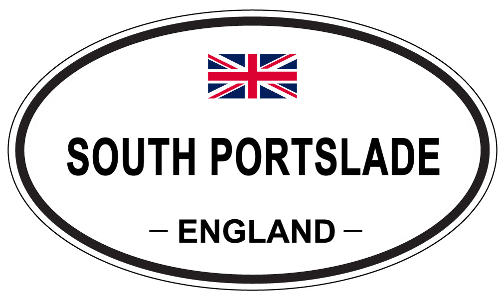 SOUTH PORTSLADE, ENGLAND - Oval Sticker