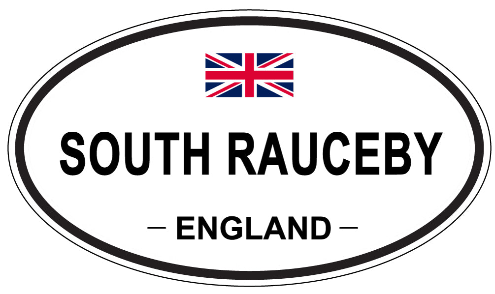 SOUTH RAUCEBY, ENGLAND - Oval Sticker