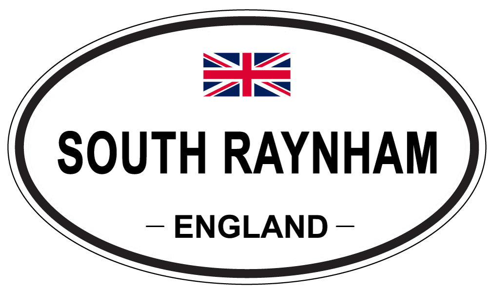 SOUTH RAYNHAM, ENGLAND - Oval Sticker