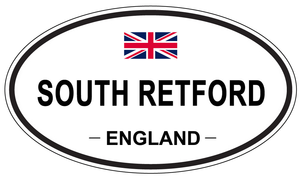 SOUTH RETFORD, ENGLAND - Oval Sticker