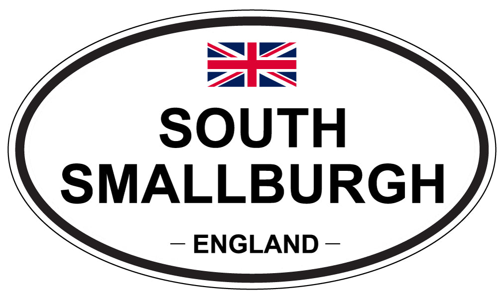 SOUTH SMALLBURGH, ENGLAND - Oval Sticker