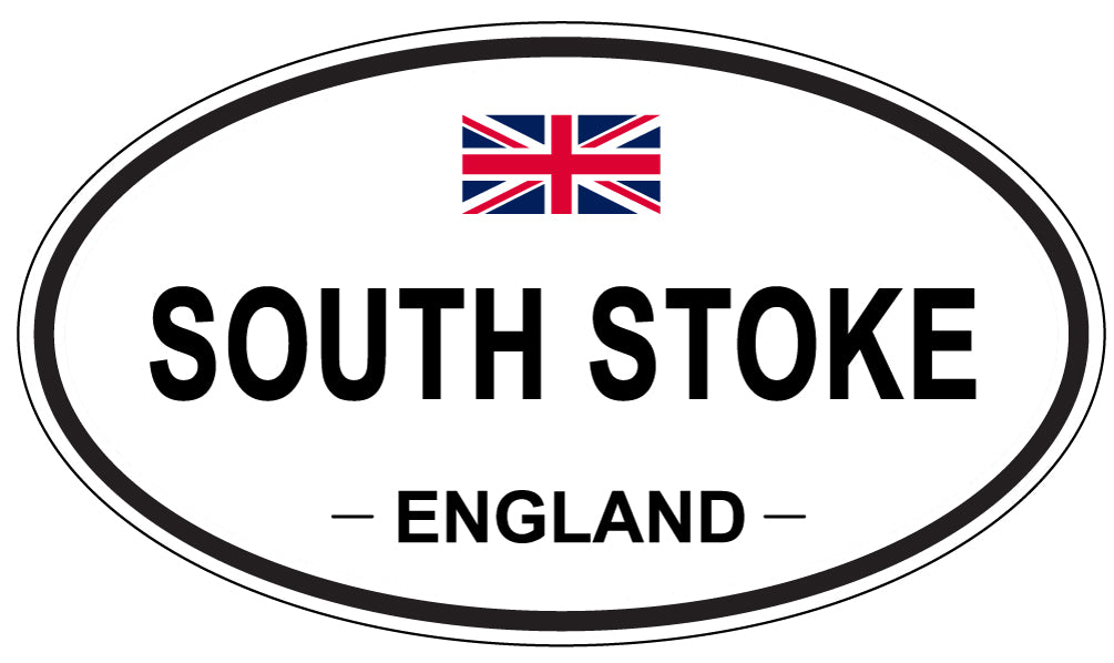 SOUTH STOKE, ENGLAND - Oval Sticker
