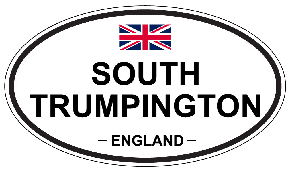 SOUTH TRUMPINGTON, ENGLAND - Oval Sticker