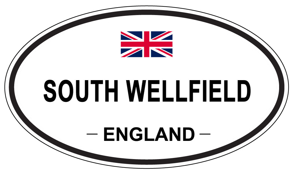 SOUTH WELLFIELD, ENGLAND - Oval Sticker