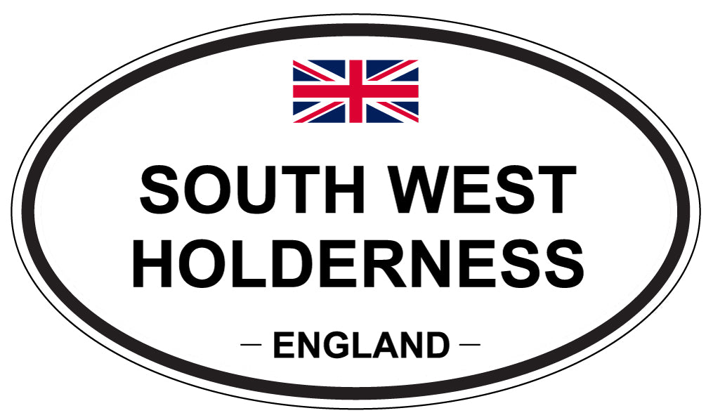 SOUTH WEST HOLDERNESS, ENGLAND - Oval Sticker