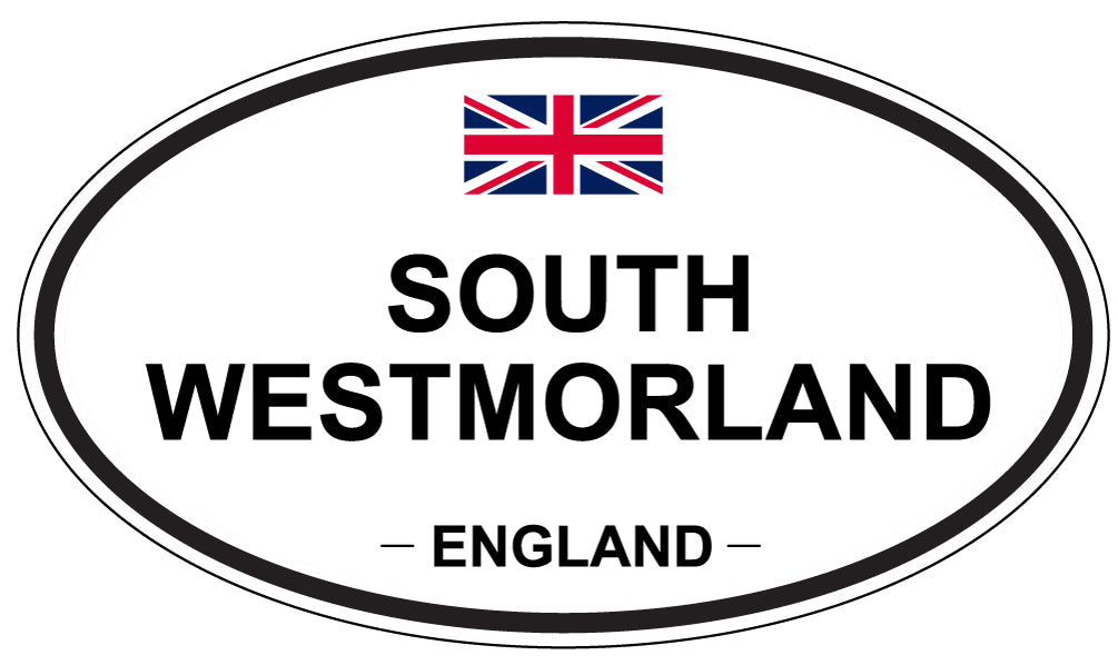 SOUTH WESTMORLAND, ENGLAND - Oval Sticker