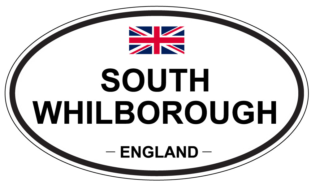 SOUTH WHILBOROUGH, ENGLAND - Oval Sticker