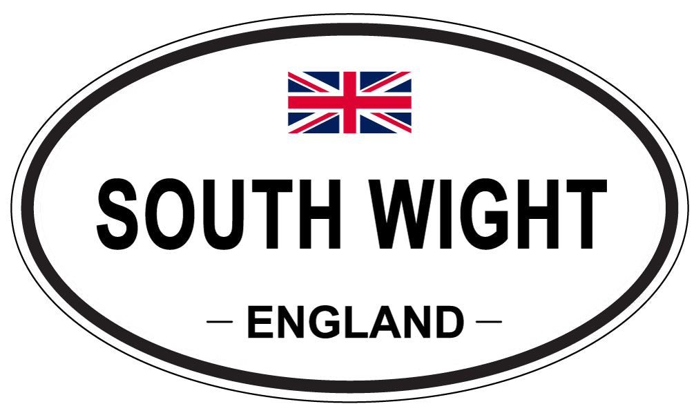 SOUTH WIGHT, England - Oval Magnet