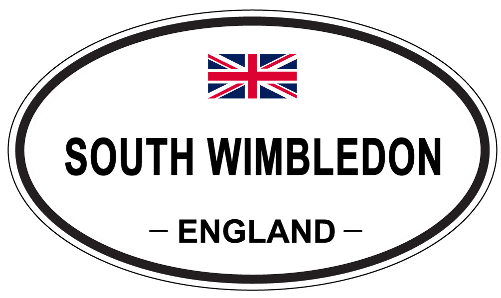 SOUTH WIMBLEDON, ENGLAND - Oval Sticker