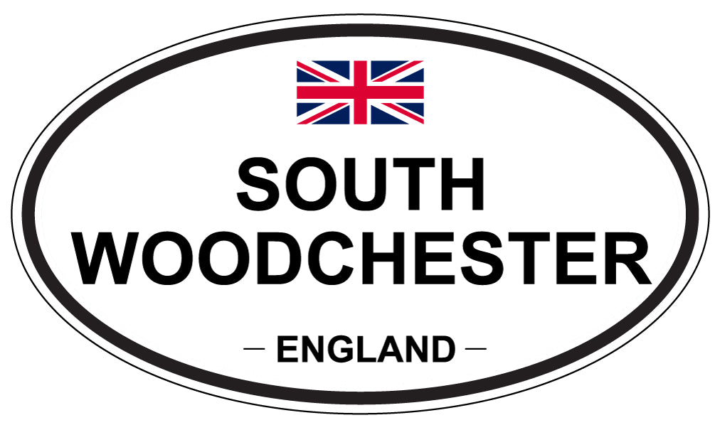 SOUTH WOODCHESTER, ENGLAND - Oval Sticker
